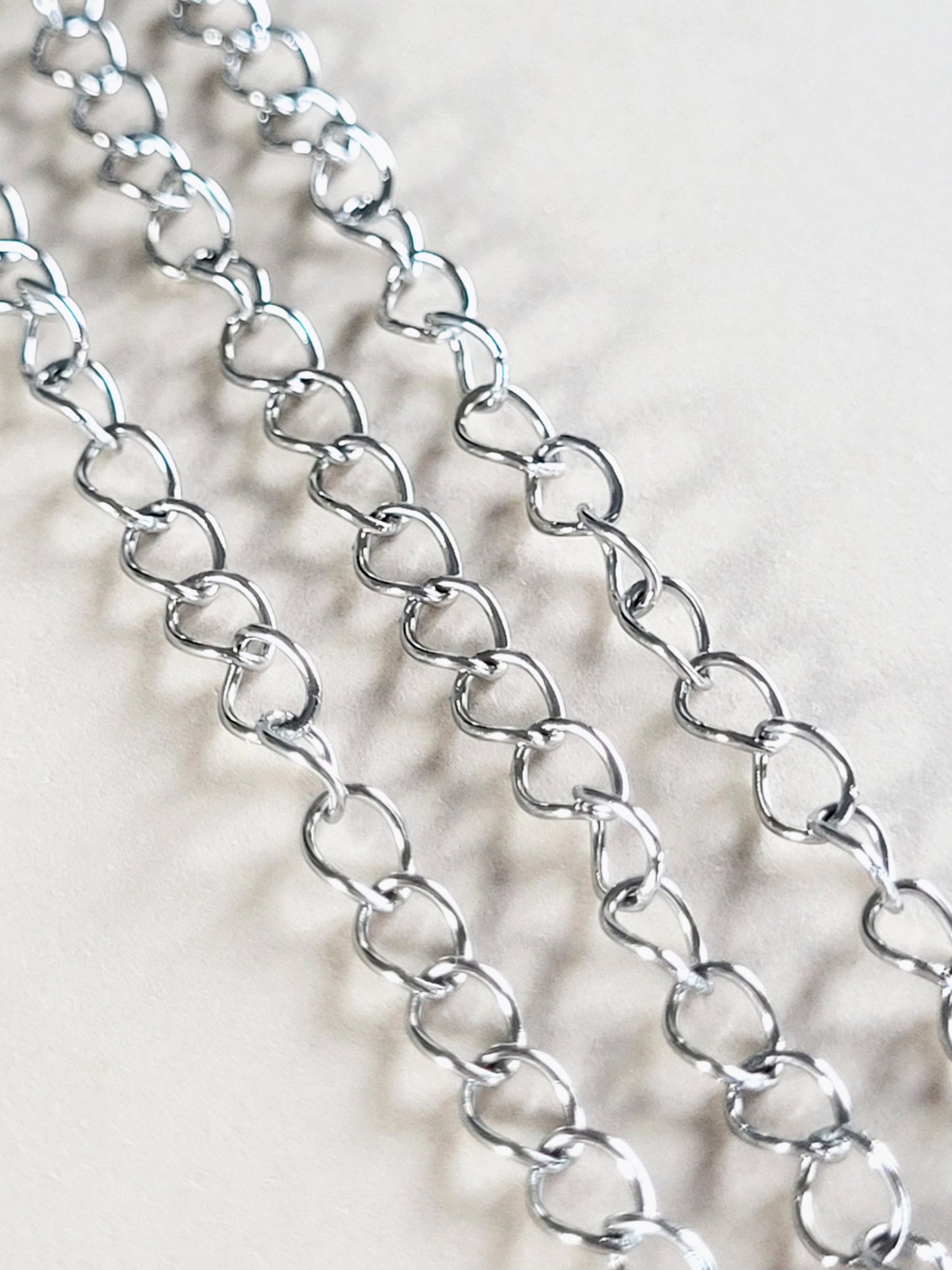 Kirurginteräs säätöketju DIY-koruihin