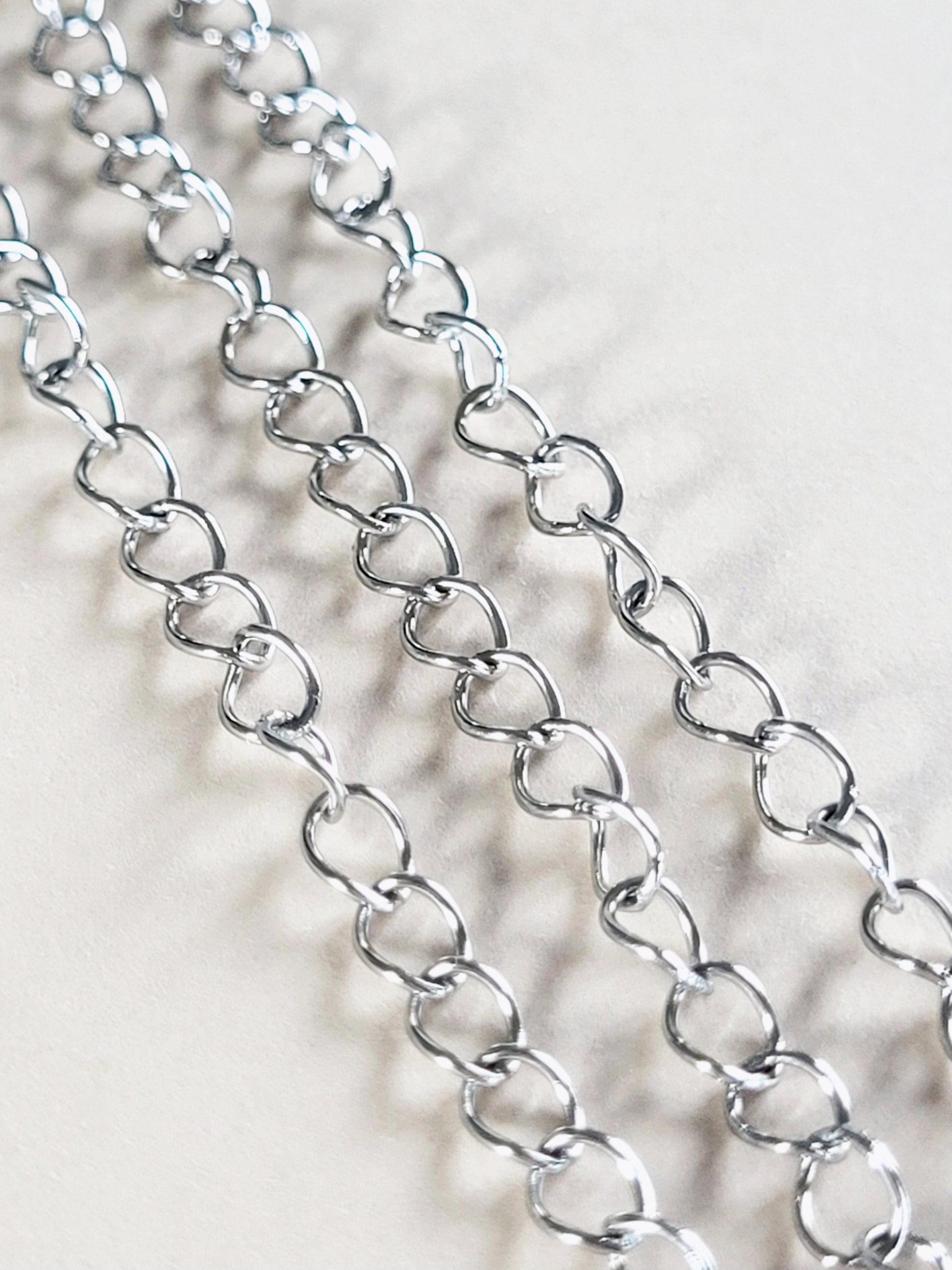 Kirurginteräs säätöketju DIY-koruihin